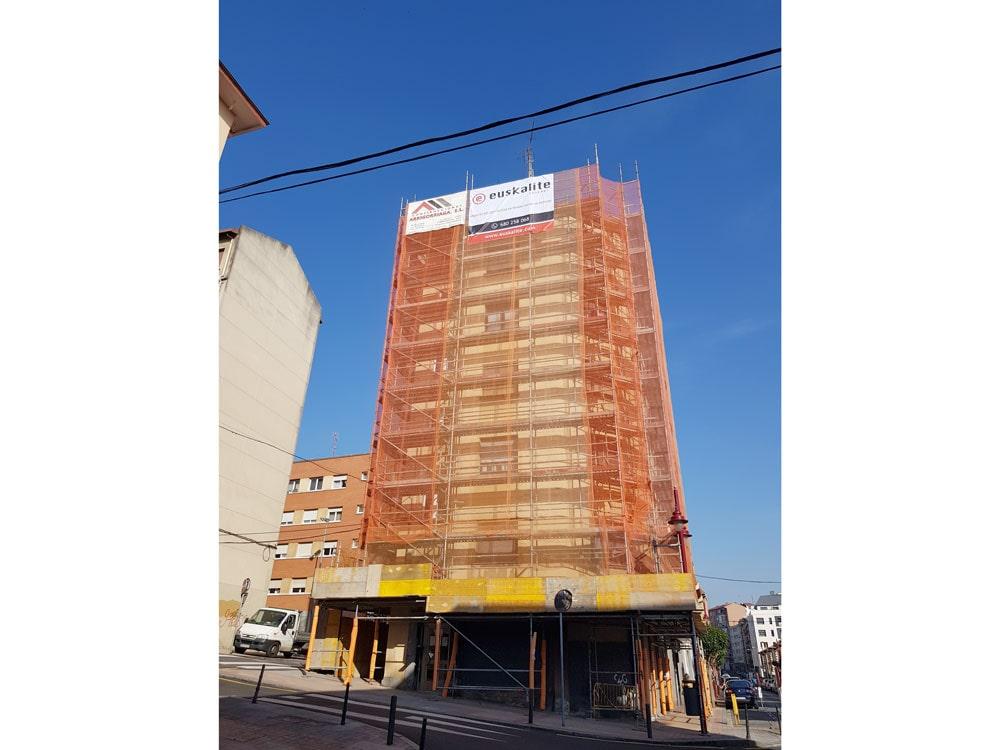 Rehabilitación energética fachada Barakaldo