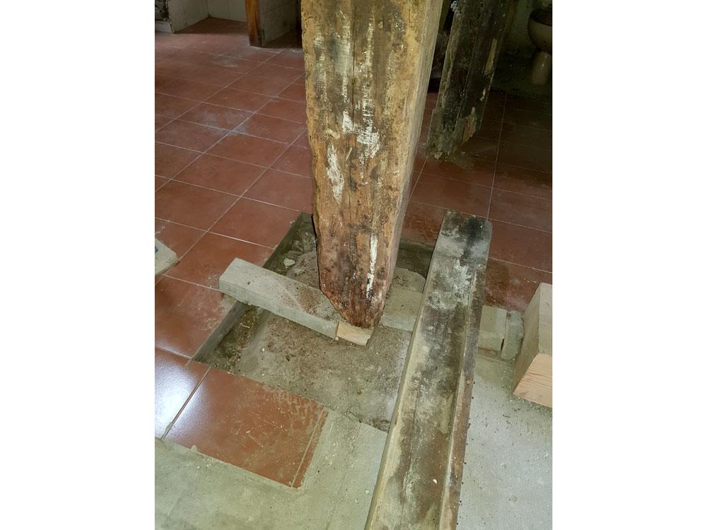 Rehabilitación estructura edificio viviendas
