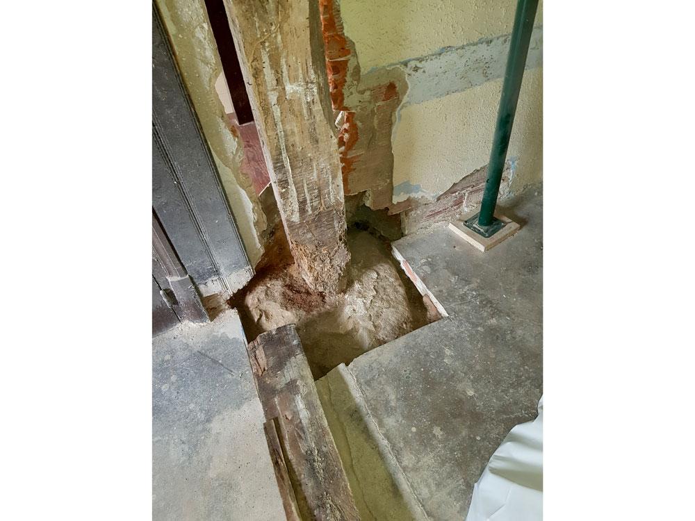 Rehabilitación estructura edificio viviendas