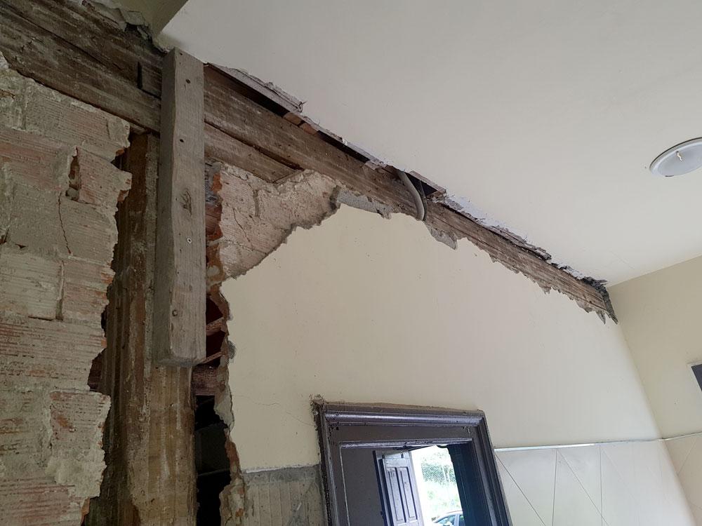 Rehabilitación estructura edificio viviendas