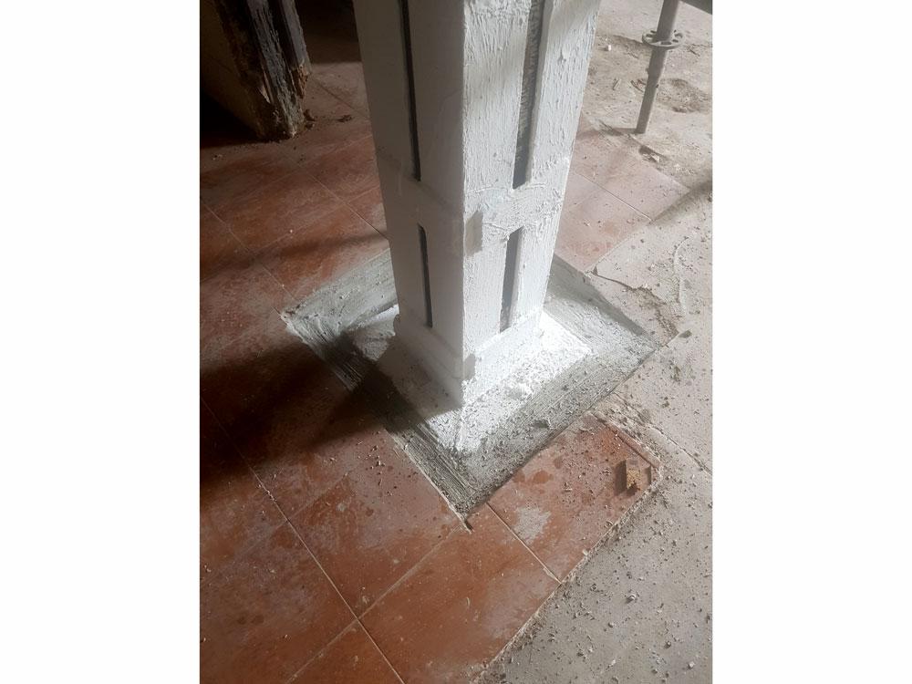 Rehabilitación estructura edificio viviendas