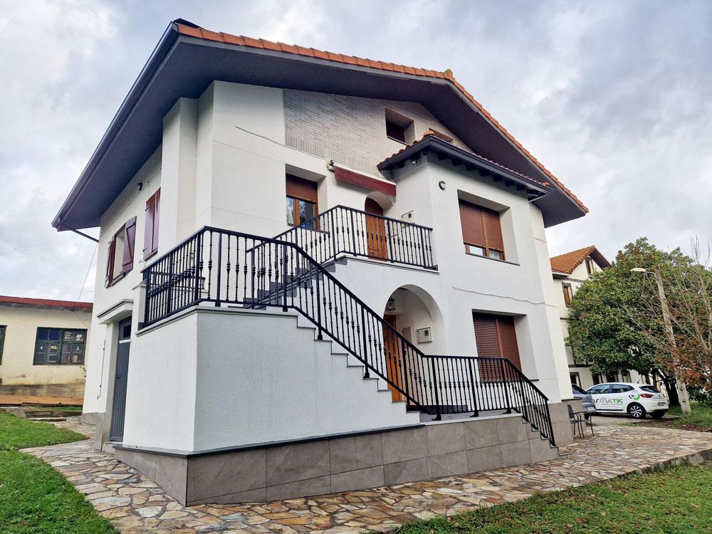 Rehabilitación energética fachada Zalla Bizkaia