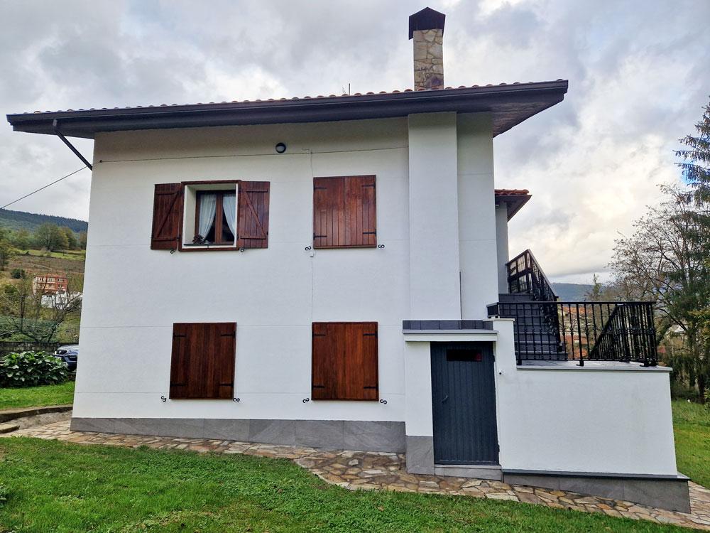 Rehabilitación energética fachada Zalla Bizkaia