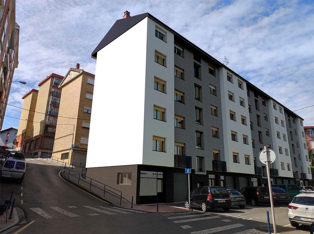 Rehabilitación energética fachada Bizkaia
