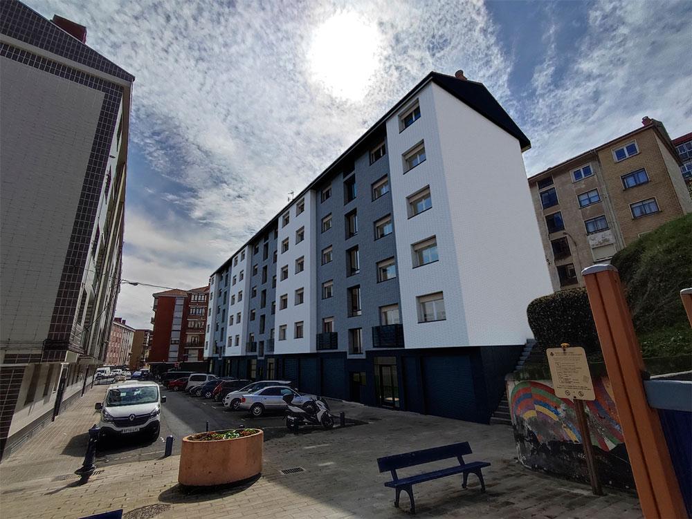 Rehabilitación energética fachada Bizkaia