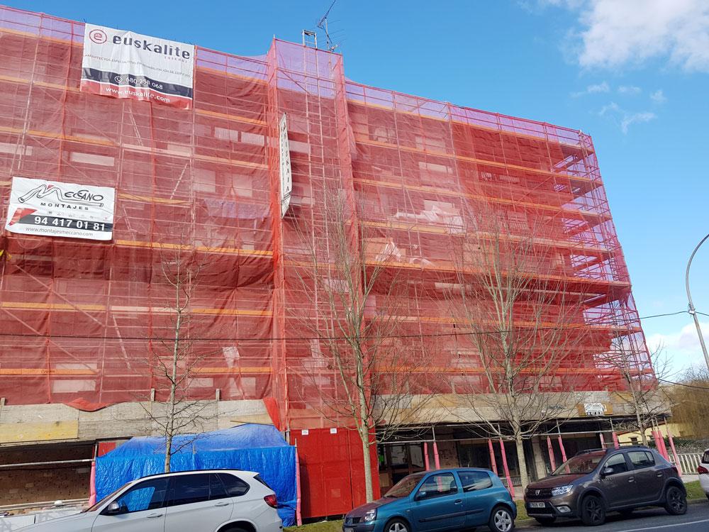 Rehabilitación energética fachada Igorre Bizkaia