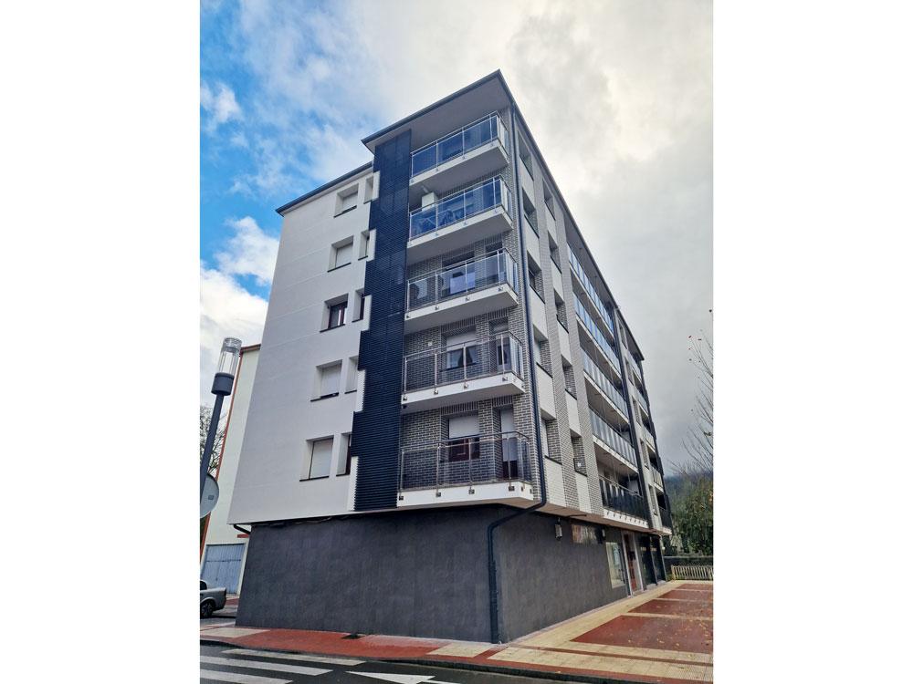 Rehabilitación energética fachada Igorre Bizkaia