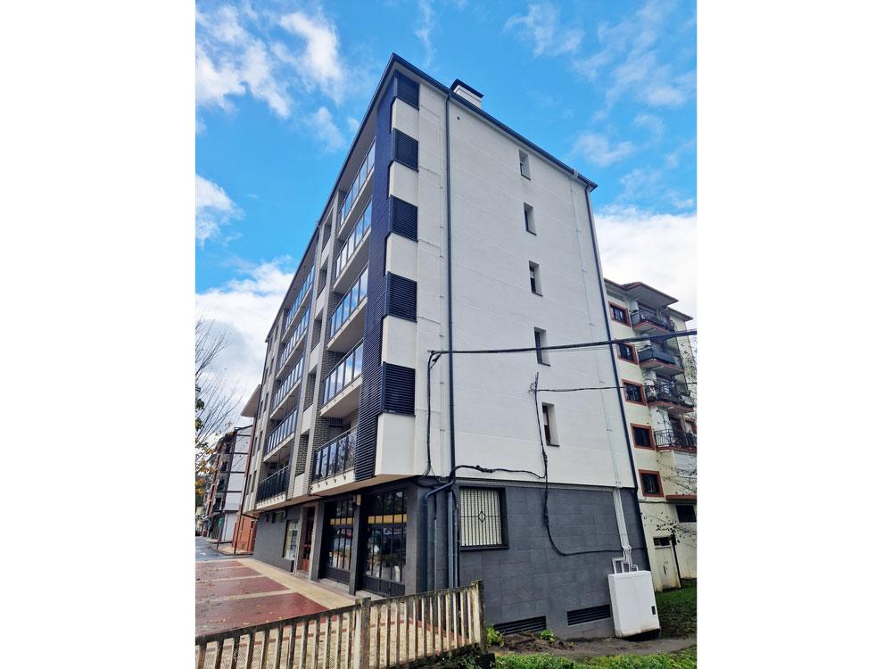Rehabilitación energética fachada Igorre Bizkaia