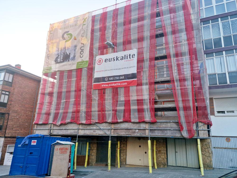 Rehabilitación energética fachada Getxo Bizkaia