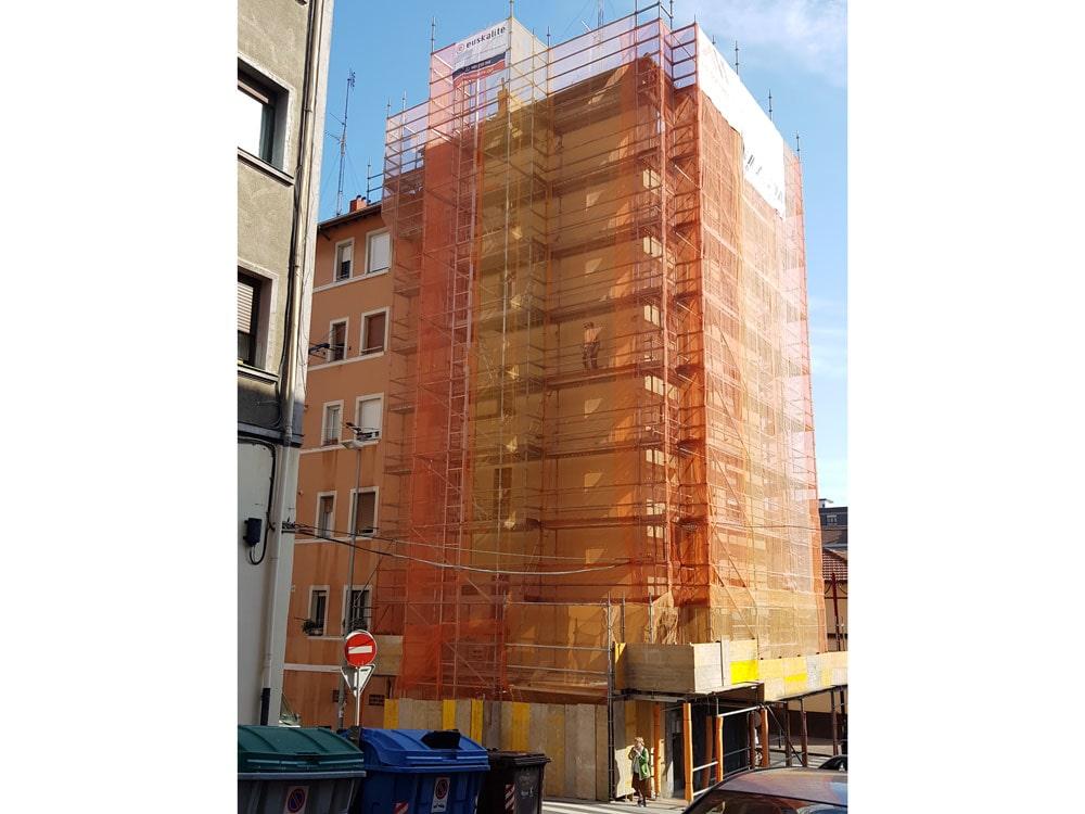 Rehabilitación energética fachada Barakaldo